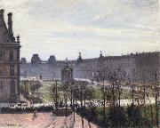 Camille Pissarro The Carrousel,autumn morning oil painting picture wholesale